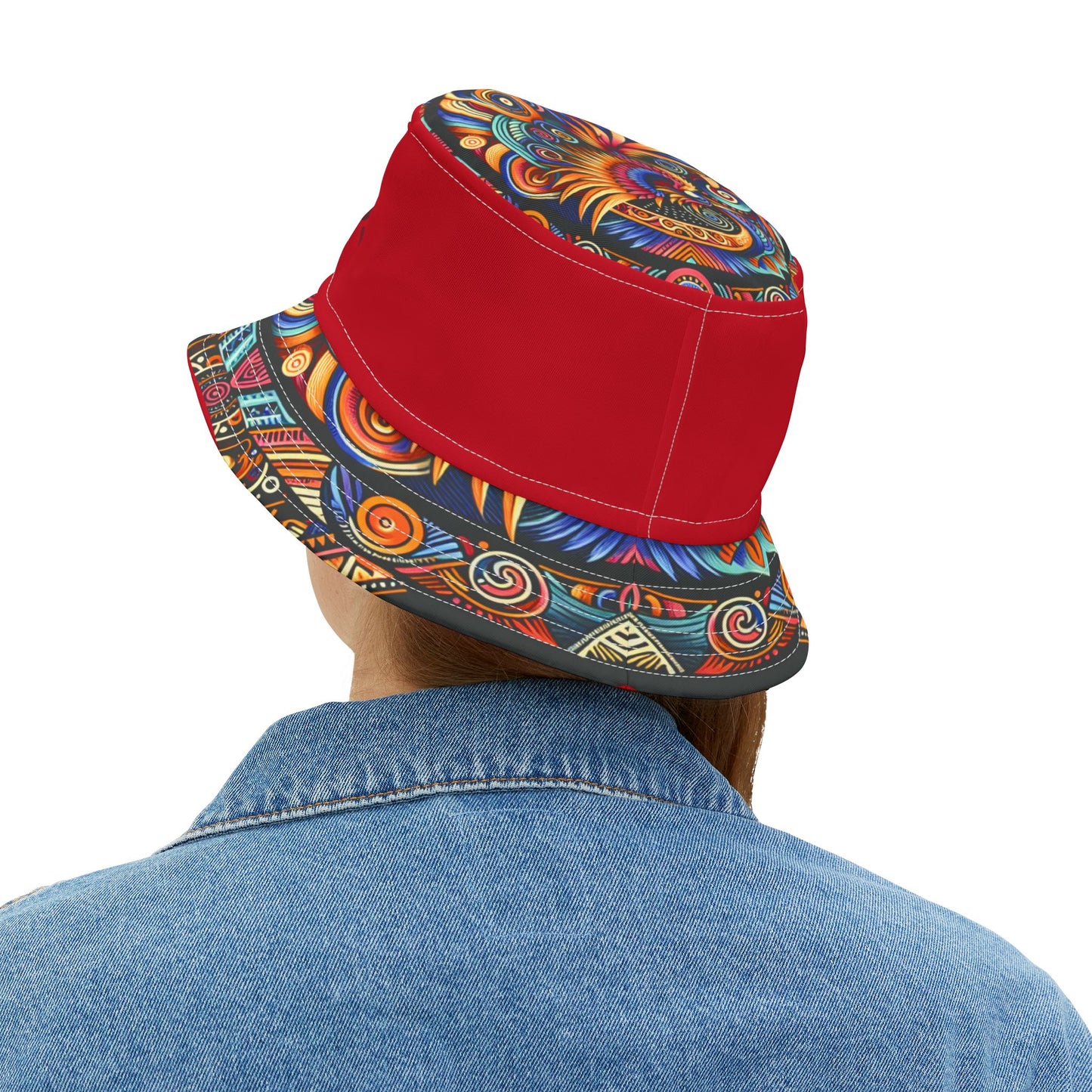 Vibrant Bird of Paradise Bucket Hat