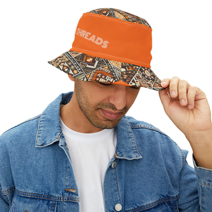 Motuan Orange Bucket Hat