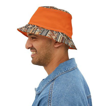 Motuan Orange Bucket Hat