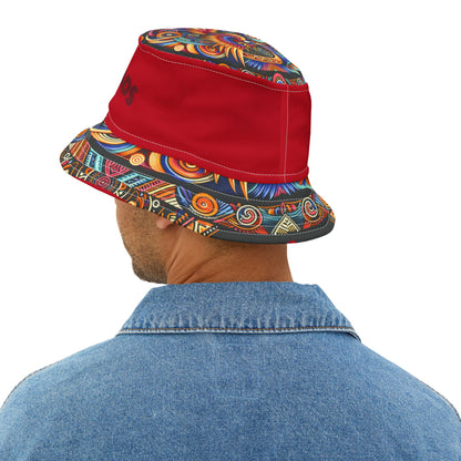 Vibrant Bird of Paradise Bucket Hat